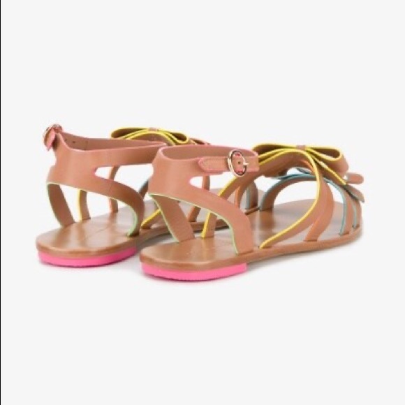 Sophia Webster tan flat sandal - Picture 2 of 3